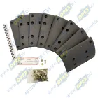 CMP6496 Накладка тормозная (410x223) МАЗ, MAN, MB (к-т) MAN Bus (1970-2020) MAN Bus (1970-2020); (8 накладок,64 закл.) задние CAMPAR