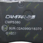 CMP5380 Колодки тормозные передние/задние дисковые (комплект 4шт) 176х83х26; Wabco PAN 17 ГАЗон Некст; с установочным комплектом и датчиком ГАЗон Некст, ПАЗ Вектор Некст CAMPAR