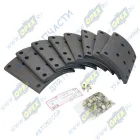 CMP6496 Накладка тормозная (410x223) МАЗ, MAN, MB (к-т) MAN Bus (1970-2020) MAN Bus (1970-2020); (8 накладок,64 закл.) задние CAMPAR