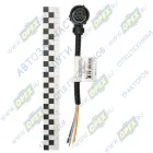 AX-526 Разъем КАМАЗ, МАЗ, ГАЗ, УАЗ байонетный угловой 8-контактный; для фонарей и фар 30/301.3775; 31/311.3775; 7472.3716-04(08), 7462.3716-04(08) Cargen