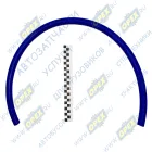 ШО-16/26 Шланг ШО (патрубок) ф16; ф16х24 (1метр) силикон синий (армированный 2 нити) CARUM