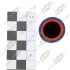 ШО-18/28-50 Шланг ШО (патрубок) ф18 х28 (1шт.=50см) силикон (воздух,вода); синий (армированный 2 нити) CARUM