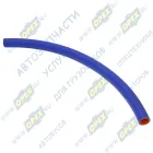 ШО-18/28-50 Шланг ШО (патрубок) ф18 х28 (1шт.=50см) силикон (воздух,вода); синий (армированный 2 нити) CARUM