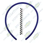 ШО-8/18 Шланг (патрубок) ф8х16 силикон (1 метр); синий (армированный 2 нити) CARUM