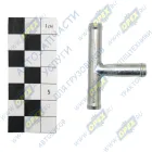 90-8x8x8 Фитинг (тройник) Т-образный; шлангов ф8/ф8/ф8мм; сталь CARUM
