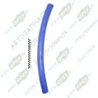 ШО-50/60 Шланг (патрубок) ф50х60; х60 (1метр) силикон синий (армированный 2 нити) CARUM