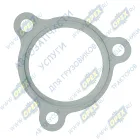 28255-4A420 Прокладка С/Ф (сталь) 80х80 фвнутр.=50 3 отв. ф8 турбокомпрессора выходная Hyundai Starex H-1 (04-) DYG