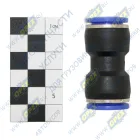 PUC 14 Фитинг (штуцер) прямой; трубка ф14/ф14мм (цанга) DZC