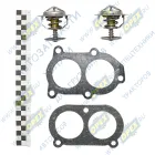 ТС107.1306100-01М2+1 Термостат (80 град.) ГАЗ 2410, КАМАЗ; (2 термостата +1 прокладка) (комплект) ELTRA