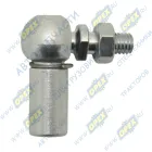 07041 Наконечник тяги крана уровня пола правый Рвнутр=М6х1/M6х1 L=25 RVI LCV (1970-2020) FeBi