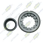 F 19081 Подшипник 45х100х31 ролик. радиал.1-ряд. (внутр. обойма подвиж. с буртом с проточ. под стопор. кольцо) Fersa