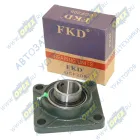 UCF208 Подшипник корпусной (подшипниковый узел) 130х130 4 отв. ф16 щетка пр-во Локнея FKD