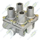 1106635615001 Клапан FOTON 1069, 1041, 1099, 1138 тормозной воздушный 4-х контурный; (WG9000360366) крышки с одной стороны Foton