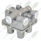 1106635615001 Клапан FOTON 1069, 1041, 1099, 1138 тормозной воздушный 4-х контурный; (WG9000360366) крышки с одной стороны Foton