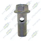 .BBL1199 Болт-штуцер М10х26х1,25 Р=16 К=12 скв. отв. ф5 фланцевый шланга подачи масла к ТКР турбокомпрессору ГАЗель Бизнес дв.Камминз G-PART