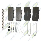 GP4111-3501800-01 Колодки тормозные передние/задние дисковые (комплект 4шт) 176х83х26; Wabco PAN 17 ГАЗон Некст; с установочным комплектом ГАЗон Некст,ПАЗ Вектор Некст G-PART