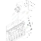 0800 Штуцер трубки подачи масла на турбину дв. ISBE,ISDE HAFFEN