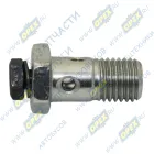 0654 Болт-штуцер М12х24х1,5 Р=13 К=17 2 скв. отв. ф3, в голов. болт штуцер М6х10х1 отв. ф1   Cummins EQB, ISBe, 6CT, ISLe HAFFEN