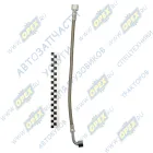 0160 Шланг ВД ф12 L=515 Г=М18+К21/Г=М18+К21; 1 фитинг 90 град., в стальн.оплетке, подачи смазки к ТКР Cummins 6ISBe,6ISDe HAFFEN