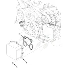 0127 Прокладка РТИ С/Ф; 115х105 без отверст., масляного охладителя, теплообменника дв.Cummins 2,8, Газель,Фотон HAFFEN