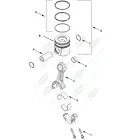 0106 Поршень STD (Ø102 мм); Cummins В5.9 (180л.с.); Cummins EQB180-20 HAFFEN