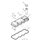 0473 Гайка C/И М8х1,25 h=9 К=13 с увелич. фланцем ф25 (каленая) крепления клапанной крышки (дв.Cummins 6ISBe) HAFFEN