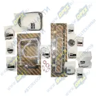 0197A+0078A РМК прокладок ДВС двигателя полный комплект (КамАЗ,ЛиАЗ,НефАЗ,ПАЗ) (дв.Cummins 6ISBe, 6ISDe,QSB V=6,7 ); (верхний+нижний) полный HAFFEN