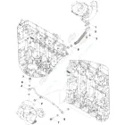 0246 Трубка (сталь+шланг) ф8 L=480 под 2 штуцера ф10,гибкая,подачи масла к ТКР турбокомпрессору Газель (дв.Cummins ISF 2.8) HAFFEN