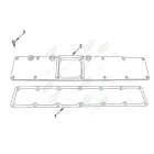 0446 Прокладка впускного коллектора CUMMINS 6ISBe, 6BT паранит (141x91мм) HAFFEN