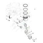 0071 Кольца поршневые ф107мм (дв.Cummins ISBe,ISDe,QSB) V=4.5,6.7; (комплект на один поршень) HAFFEN