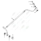 0666 Трубка топливная (от фильтра к ТНВД) Cummins ISLe 4933293 HAFFEN