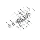 0014 Вал коленчатый Газель Бизнес,Некст (дв.Cummins ISF 2.8) Foton HAFFEN