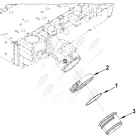 0384 Хомут коллектора (впускного коллектора и Г-образной трубы) Cummins (92-97мм) (ISBe,ISF3.8) VBC D=100мм (КАМАЗ,НЕФАЗ,ПАЗ) V-образный Газель Cummins 2, HAFFEN