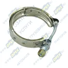 VG1560110226 Хомут V-образный ф56х66 h=19 (зажим-болт) турбины Howo