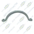 712W97420-0010 Хомут (половинка) L=177 S=65 h=17 2 отв. ф9 глушителя (C7H MAX) Howo