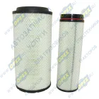 K2652 Фильтр воздушный КОМПЛЕКТ HOWO T5G (MC11.40 MC11.44), SITRAK C7H; (WG9X25190061/62) Howo