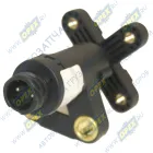 WG9925715101 Датчик перемещения ECAS Байонет DIN 72585-A1-2.1-Sn/K2 Без температурной компенсации DAF LCV (1970-2020), IVECO Bus (1970-2020), MAN Bus (1970-2020),; 4410501230, 4410501210, 4410501200, 4410501230 Howo