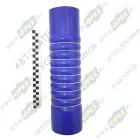 YG9625530058 Шланг (патрубок) ф90х100/ф100х110 L=400 (гофр. в метал. кольц.) интеркулера выпускной HOWO T5G / SITRAK C7H Howo