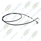 WG9719240008 Трос КПП L=3400 (черный); WG9900243402 Howo