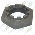 WG4095415012 Гайка С/И М45х1,5 h=23 К=74 корончатая ступицы передней HOWO T5G/T7H/C7H, мост VGD95 Howo