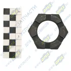 30D5-01061 Гайка ГОСТ-5918 М36х1,5 h=23 К=55 корончатая JAC N120 КАМАЗ Компас-12 ступицы передней JAC