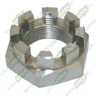 3103108N Гайка ГОСТ-5918 М27х1,5 h=19 К=41 корончатая JAC N56,N75,N80 КАМАЗ Компас-5/9 поворотного кулака JAC