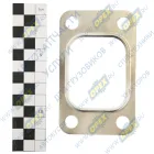 21800.00 Прокладка (сталь) прямоуг. 108х67 внутр. 62х49 4 отв. ф11 турбокомпрессора MB IVECO Arway (2005-2020), MB Accelo (2003-2020), Lema