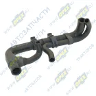 6058.32 Шланг (патрубок) тройной, кривой (2 изг.) ф19х27 L=180/кривой (4 изг.) ф19х27 L=500/кривой (2 изг.) ф30х41 L=670 (тройник, хомуты) радиатора P/G/R/T S Lema