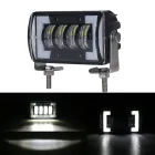 18B24 Фара противотуманная прямоугольная белая 24в 185x110x140 мм; светодиодная c ДХО (к-т 2 штуки ) 24 вт (подходит вместо ТН105-02,ФГ152А) LT