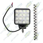 1548SF Фара рабочего света (ближний) светодиодная КВАДРАТНАЯ 48 вт; 48 вт ближний LT