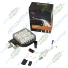 6027SF (EMC) Фара рабочего света светодиодная КВАДРАТНАЯ 27 вт; 27 вт ближний (широкий луч) диоды OSRAM 135x100x48 5000K 3510лм LT