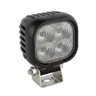 1640SF (EMC) Фара рабочего света светодиодная КВАДРАТНАЯ (серт.EMC) (подключение DEUTCH 2-х контактный (2 Pin)); 40вт квадратная (широкий луч) диоды OSRAM 78x72x57 5000К 5200лм (ближний) LT