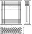 LC 0682 Сердцевина радиатора Д-240;243;244;245 МТЗ-80,82 (узкая); алюмин. 510х435х92мм Luzar