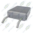 LRh 0337b Радиатор отопителя ГАЗ-3307; 2 выхода; под шланг ф16; н/о алюминий (патрубок L=100) Luzar